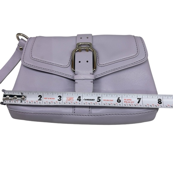 NWOT Cole Haan Lavender Wristlet with Mini Wallet Silver Buckle Accent Adorable! - Picture 16 of 16